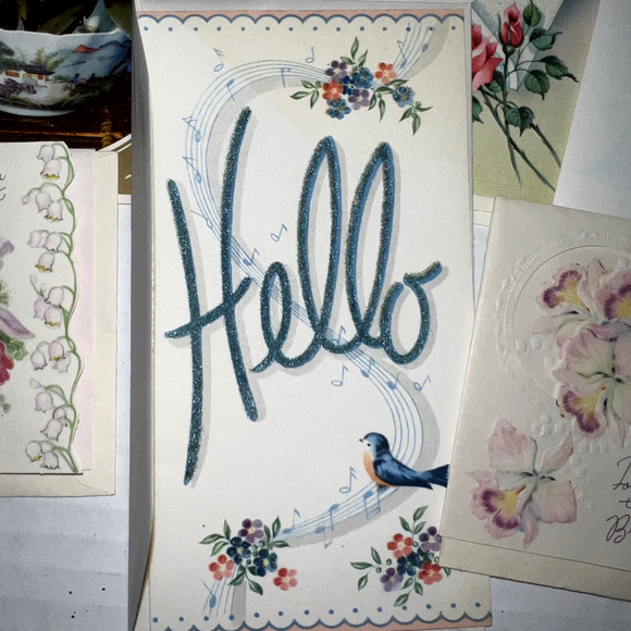 Vintage Assorted Greeting Card Thinking of You, Unused - Picture 2 of 4